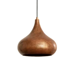 Riippuvalaisin Muba, vanha messinki, pituus 120 cm, metalli