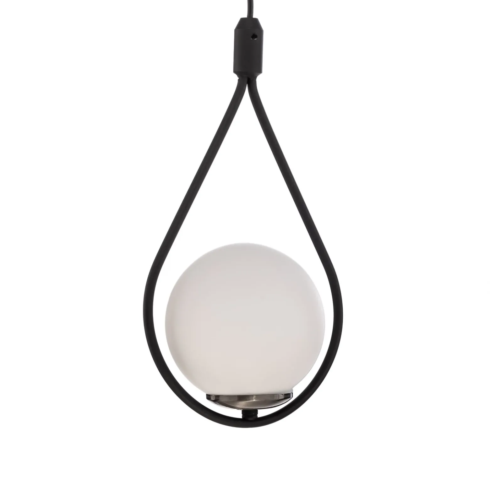 Riippuvalaisin Mudoni MR-937 1-valo musta/opal lasi