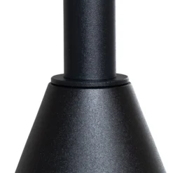 Riippuvalaisin Norte, musta/kultainen teräs, pituus 114 cm, 4-valoinen