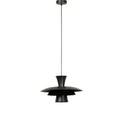 Riippuvalaisin Plato, musta, metalli, Ø 38 cm, E27