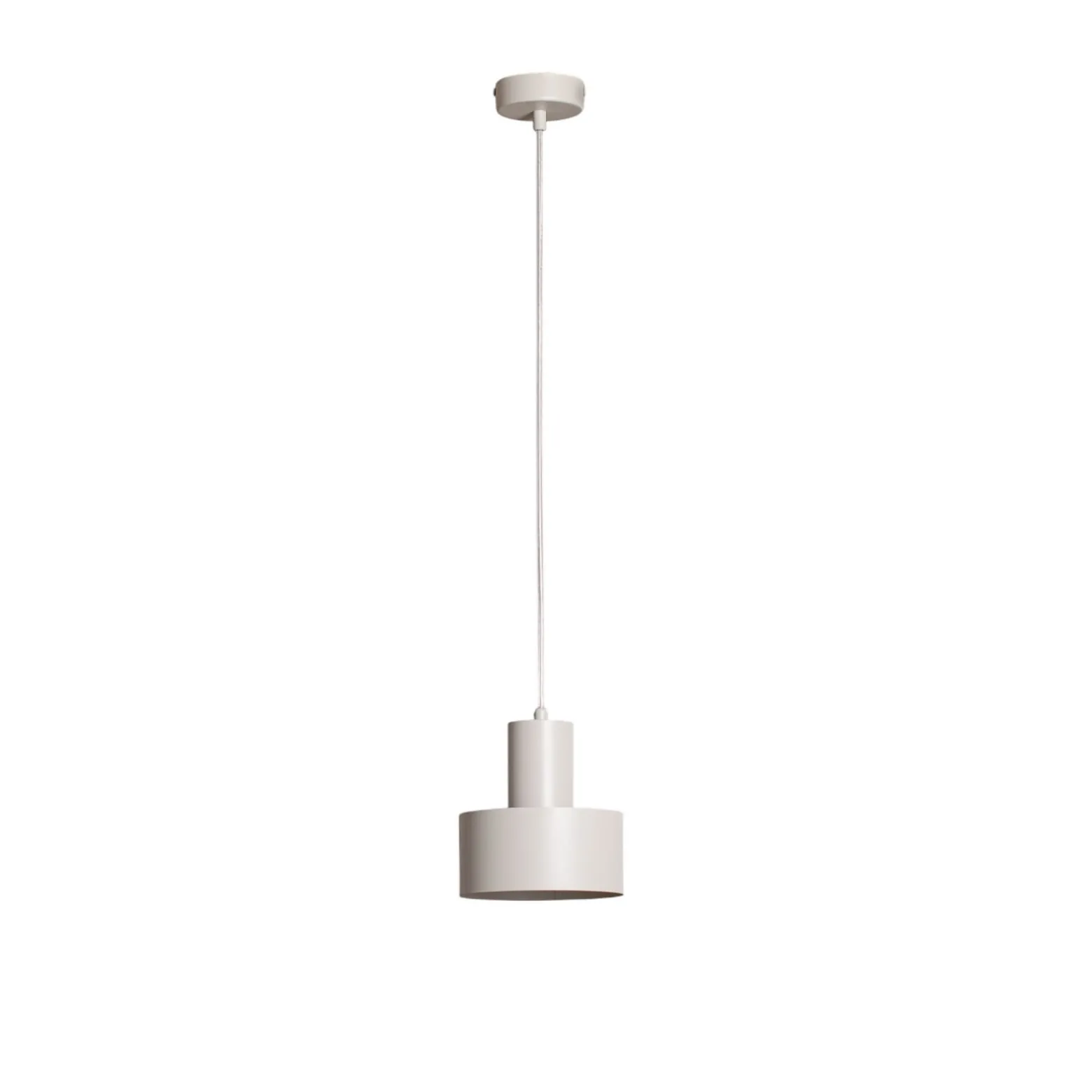 Riippuvalaisin Rif S, taupe, 1-lamppuinen, Ø 15 cm, teräs