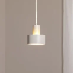 Riippuvalaisin Rif S, taupe, 1-lamppuinen, Ø 15 cm, teräs