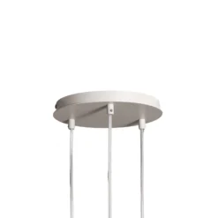 Riippuvalaisin Rif 3, taupe, pyöreä, 3-lamppuinen, Ø 33 cm, teräs