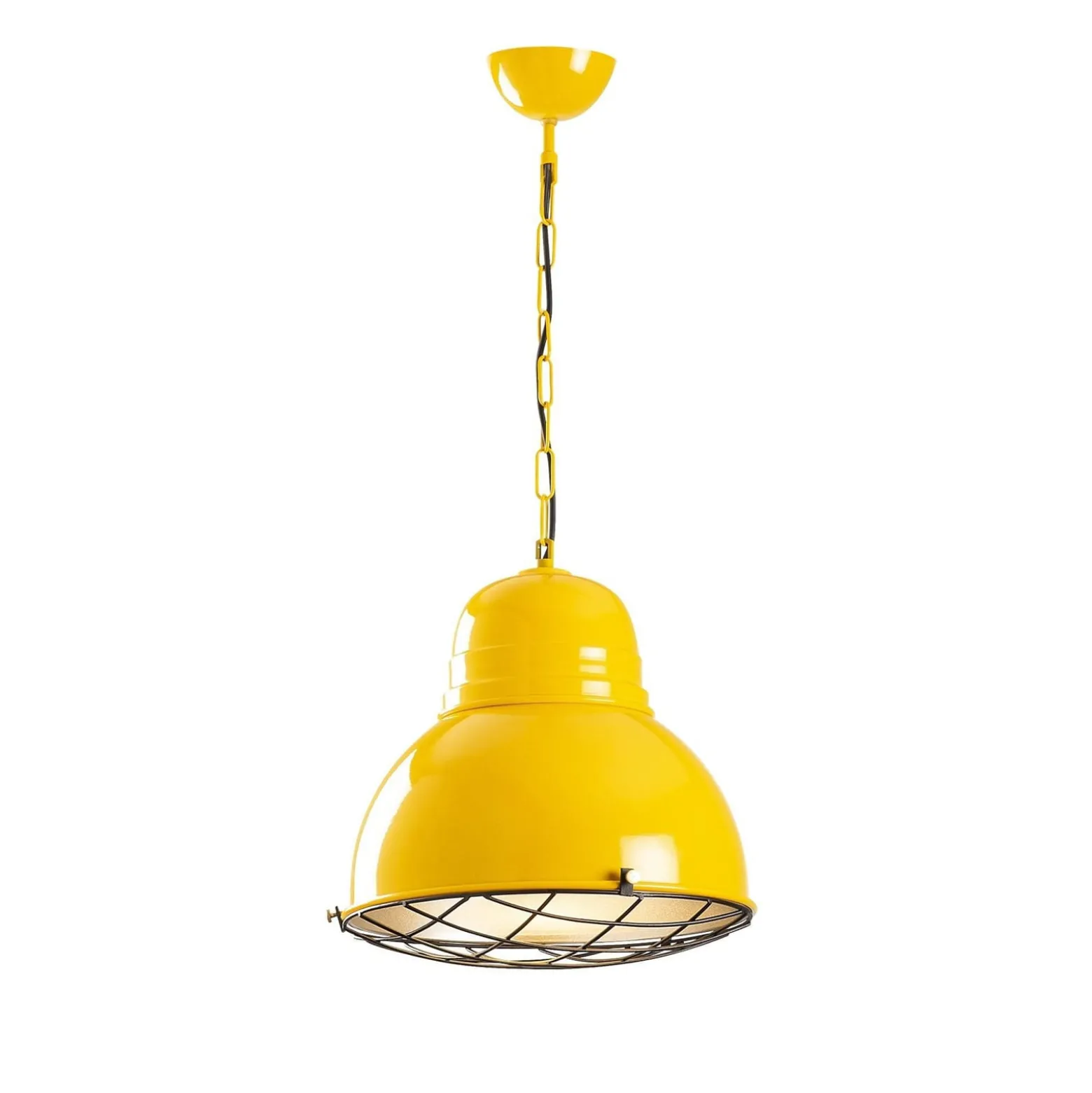 Riippuvalaisin Saglam 3729, keltainen, rauta, Ø 32 cm