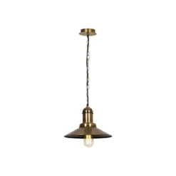 Riippuvalaisin Sivani MR-639 1-valo Ø30cm kultainen antiikki
