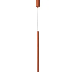 Riippuvalaisin Sopel 1, tiilenpunainen, 1-lamppuinen, teräs, Ø 5 cm