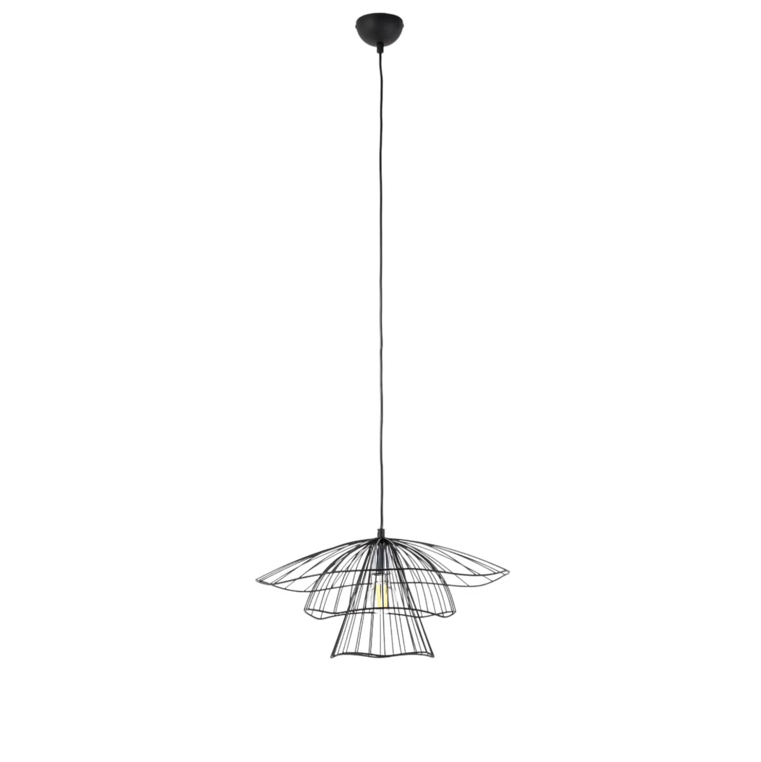 Riippuvalaisin Tel 6504, musta, rauta, Ø 50 cm