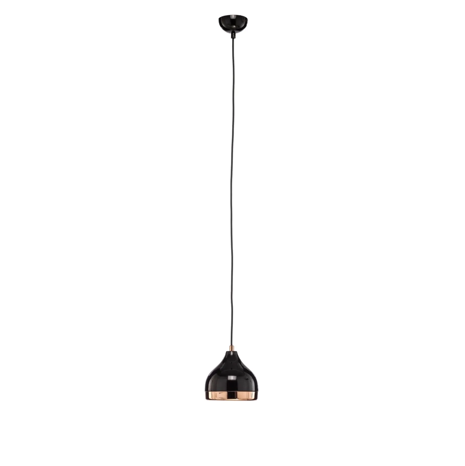 Riippuvalaisin Yildo 6866 1-valo Ø17cm musta/kupari