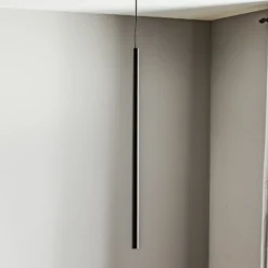 Riippuvalo Laser, 1-lamppuinen, musta, varjostin 75 cm