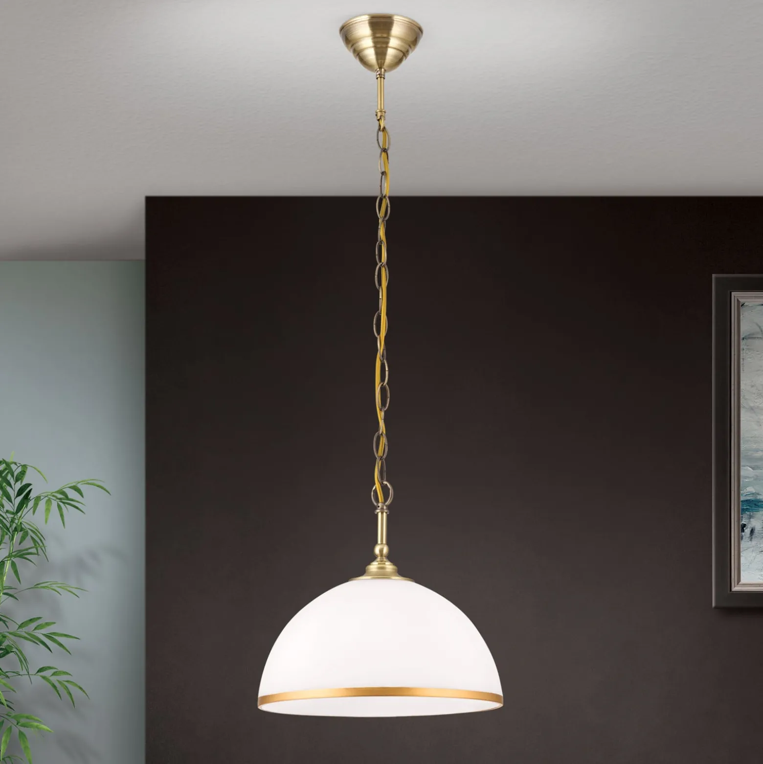 Riippuvalo Old Lamp, ketjuripustin, 1-lamppuinen