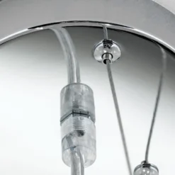 Riippuvalo Ufo harmaalla kangasvarjostimella