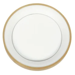 Ringlede LED-kattovalaisin, kultainen, korkeus 6 cm, Ø 38 cm
