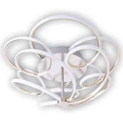 Rizado-LED-kattovalo, step-dim, satinoitu nikkeli