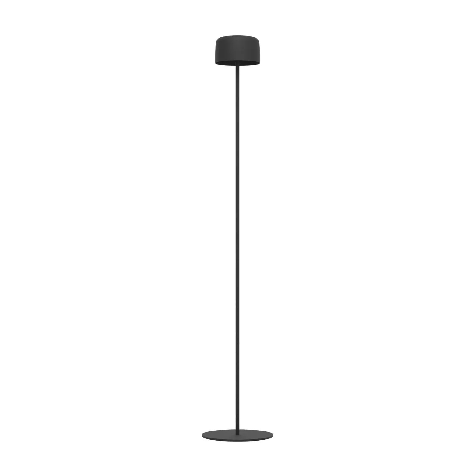 Roccanova-L aurinko-LED-terassivalaisin, musta, korkeus 120 cm