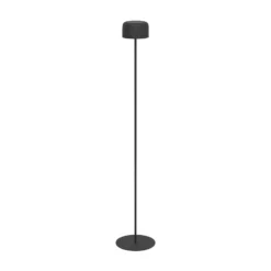Roccanova-L aurinko-LED-terassivalaisin, musta, korkeus 120 cm
