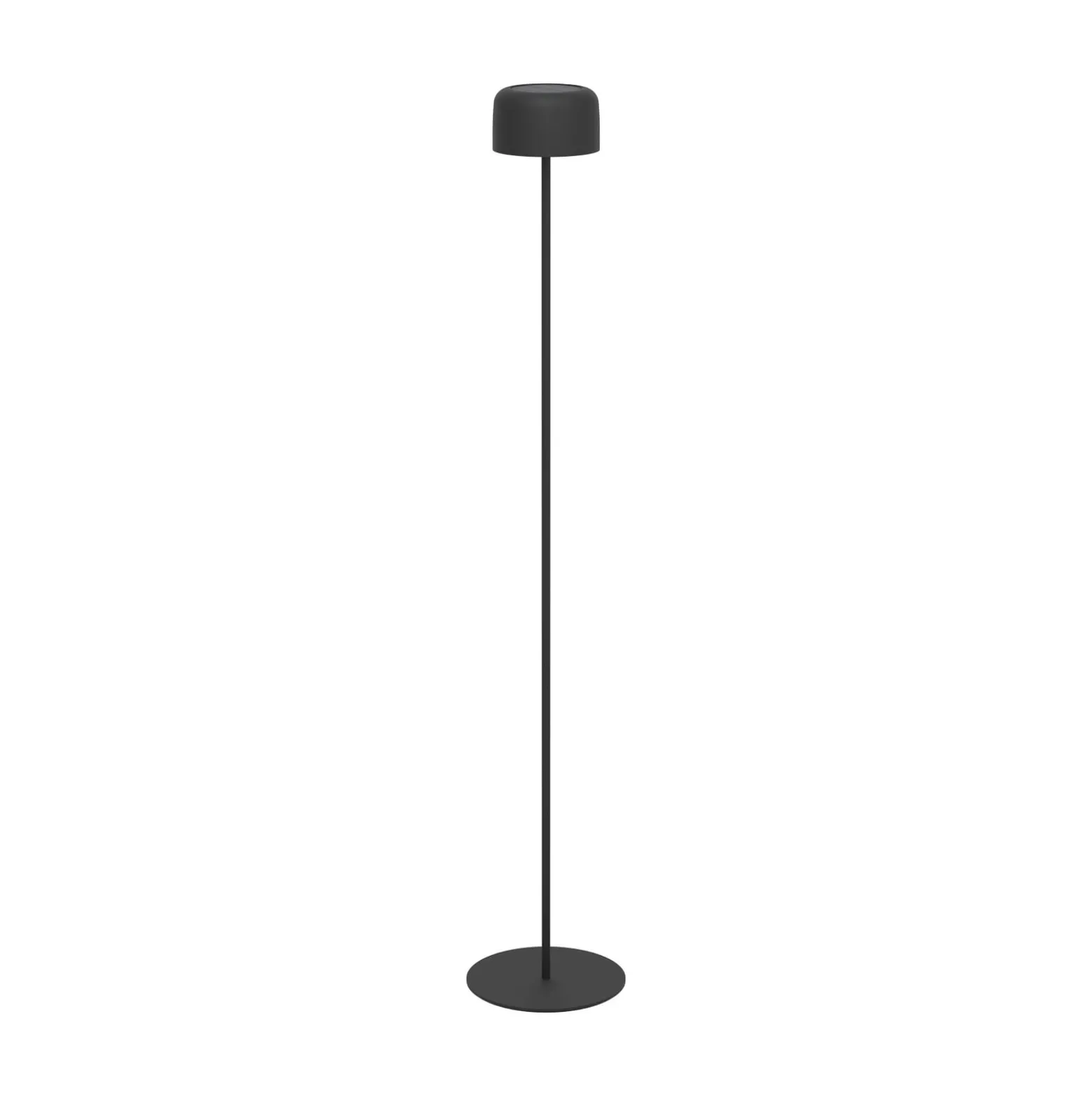 Roccanova-L aurinko-LED-terassivalaisin, musta, korkeus 120 cm