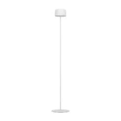 Roccanova-L aurinko-LED-terassivalaisin, valkoinen, korkeus 120 cm