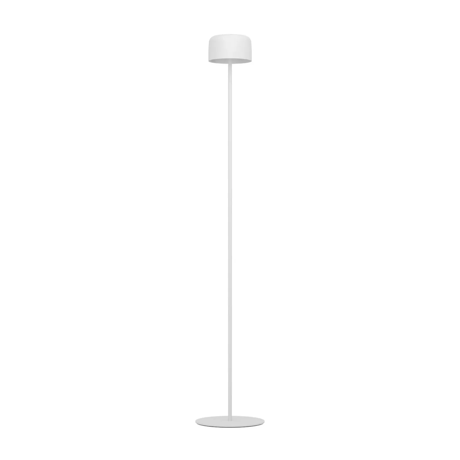 Roccanova-L aurinko-LED-terassivalaisin, valkoinen, korkeus 120 cm
