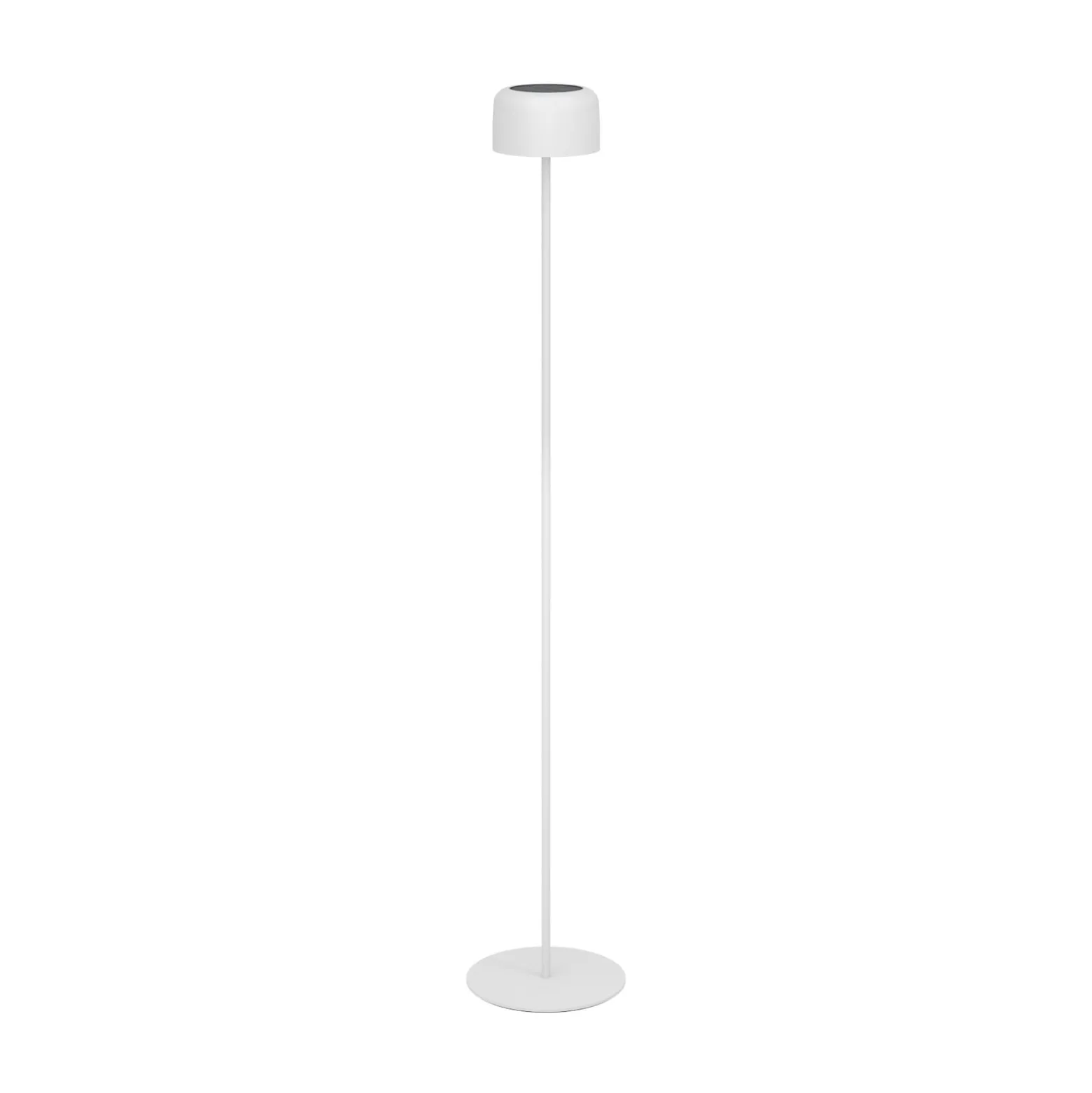 Roccanova-L aurinko-LED-terassivalaisin, valkoinen, korkeus 120 cm