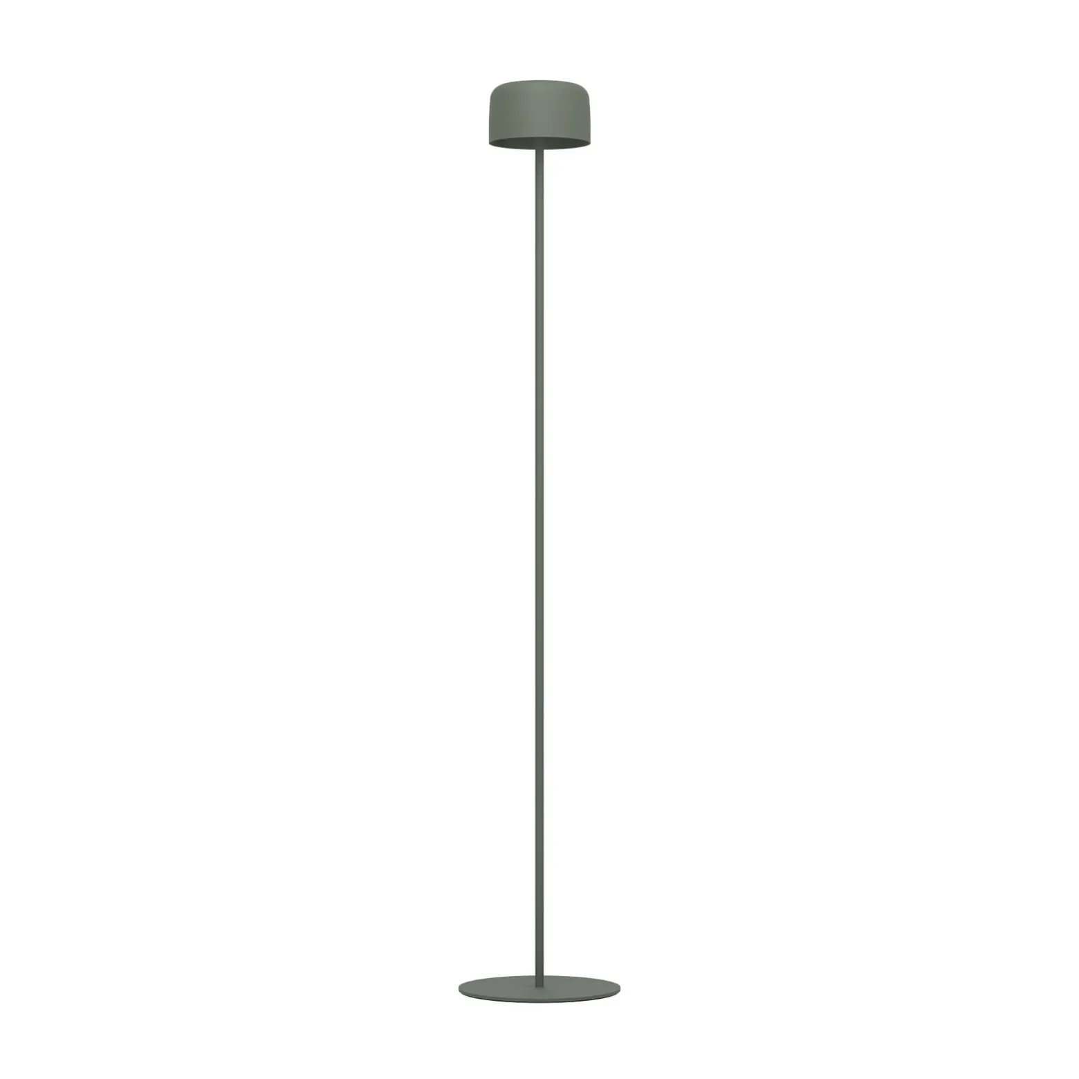 Roccanova-L aurinko-LED-terassivalaisin, vihreä, korkeus 120 cm