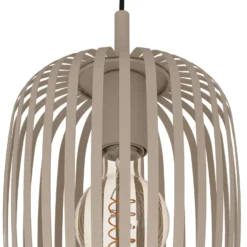 Romazzina-riippuvalaisin, Ø 46 cm, hiekanvärinen, 3-valo, teräs