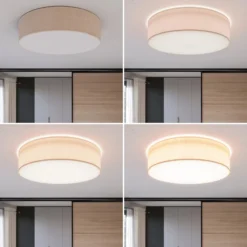Rondo kattovalaisin, beige, Ø 60 cm