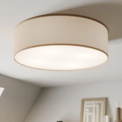 Rondo kattovalaisin, beige, metalli, Ø 45 cm, E27