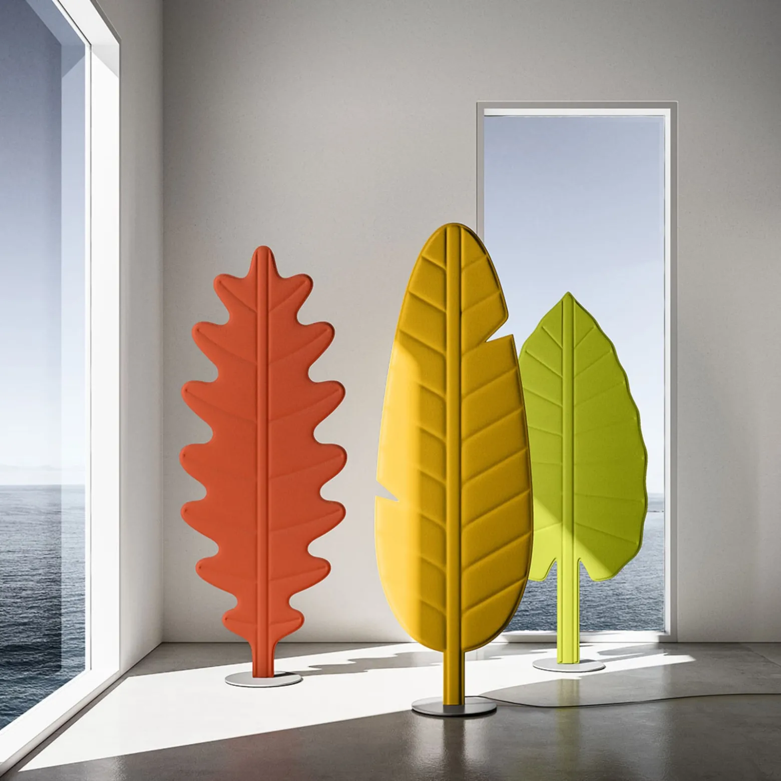 Rotaliana Eden Banana LED-lattiavalo, keltainen