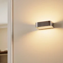 Rotaliana Frame W1 LED-seinävalo, kromi, 2 700 K