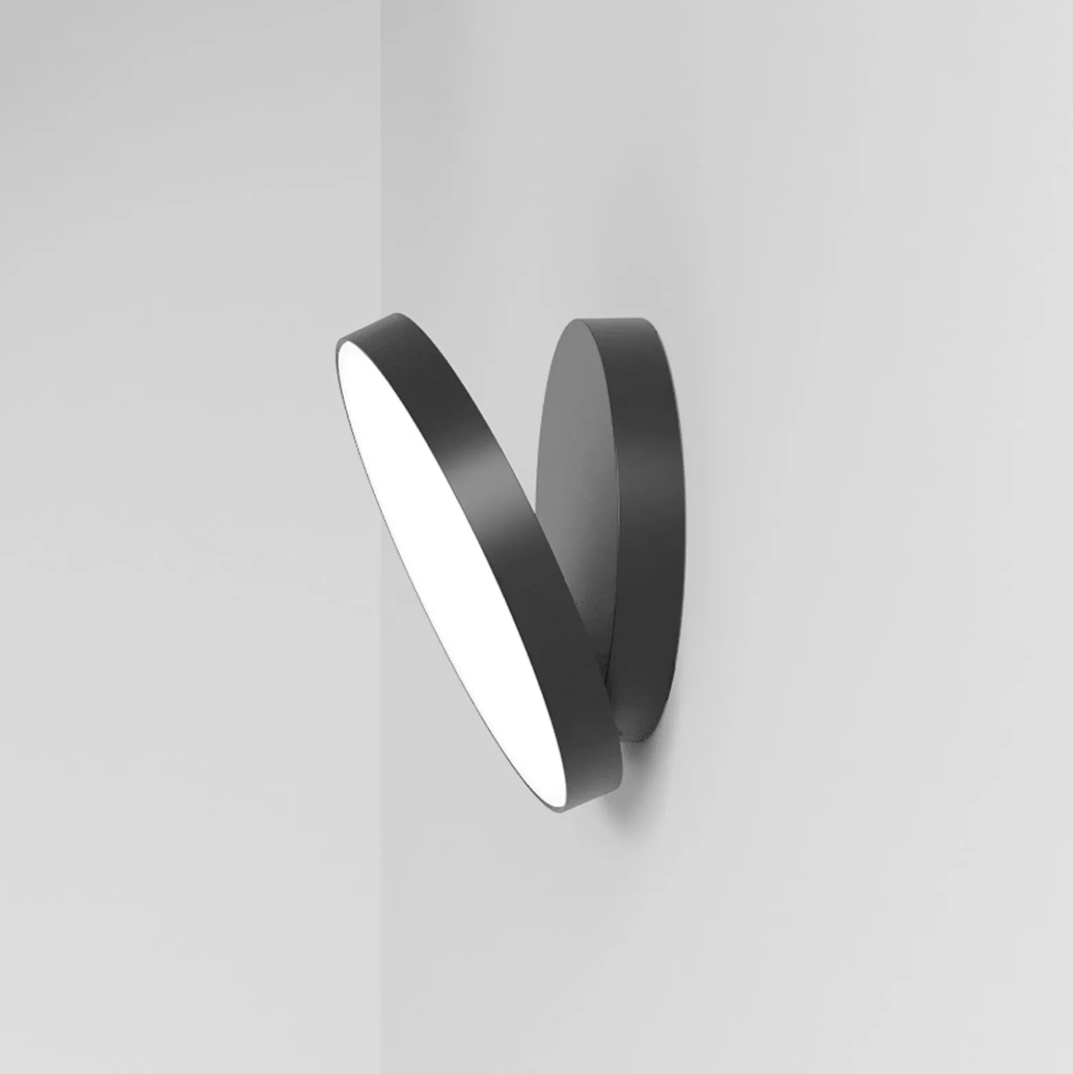 Rotaliana Venere W1-LED-seinävalaisin 2700 K musta
