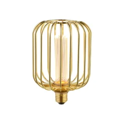 Rumpu LED-lamppu, kultainen, E27, 3,5 W, 1800 K, himmennettävä