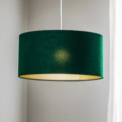 Salina-riippuvalaisin, vihreä/kulta, Ø 40cm