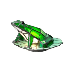 Sammakko LED-koristeellinen valaisin Tiffany-lookissa
