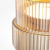 SCALA-LED-kattovalaisin, ruskea/pronssi, halkaisija 15 cm, lasi, himmennettävä