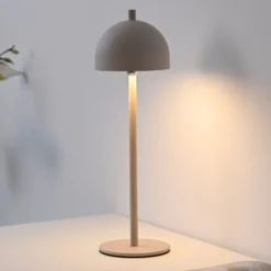 Schöner Wohnen LED-akkukäyttöinen pöytälamppu Bellies, Sandbrise, IP54