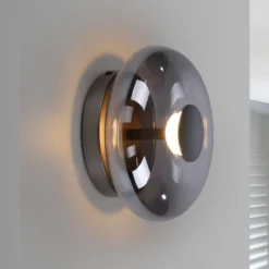 SCHÖNER WOHNEN LED-kattovalaisin Posh, savulasi, 3 000 K