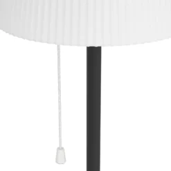 Scordiano-L-aurinko-LED-terassivalaisin, musta, korkeus 120 cm