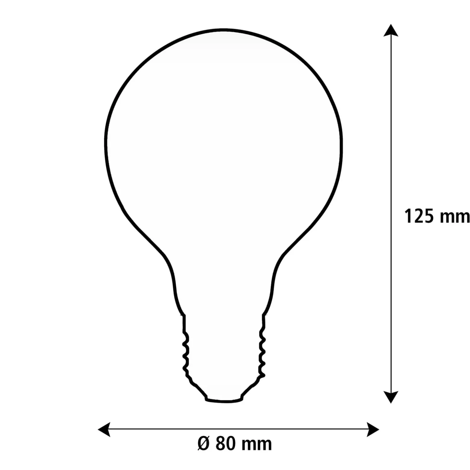 SEGULA LED Elegant Line E27 3W G80 2 200 K hehkulamppu himmennettävä
