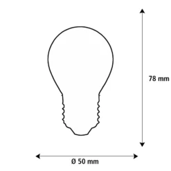 SEGULA LED Elegant Line E27 3W golfpallo 2700 K hehkulamppu himmennettävä