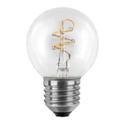 SEGULA LED Elegant Line E27 3W golfpallo 2700 K hehkulamppu himmennettävä