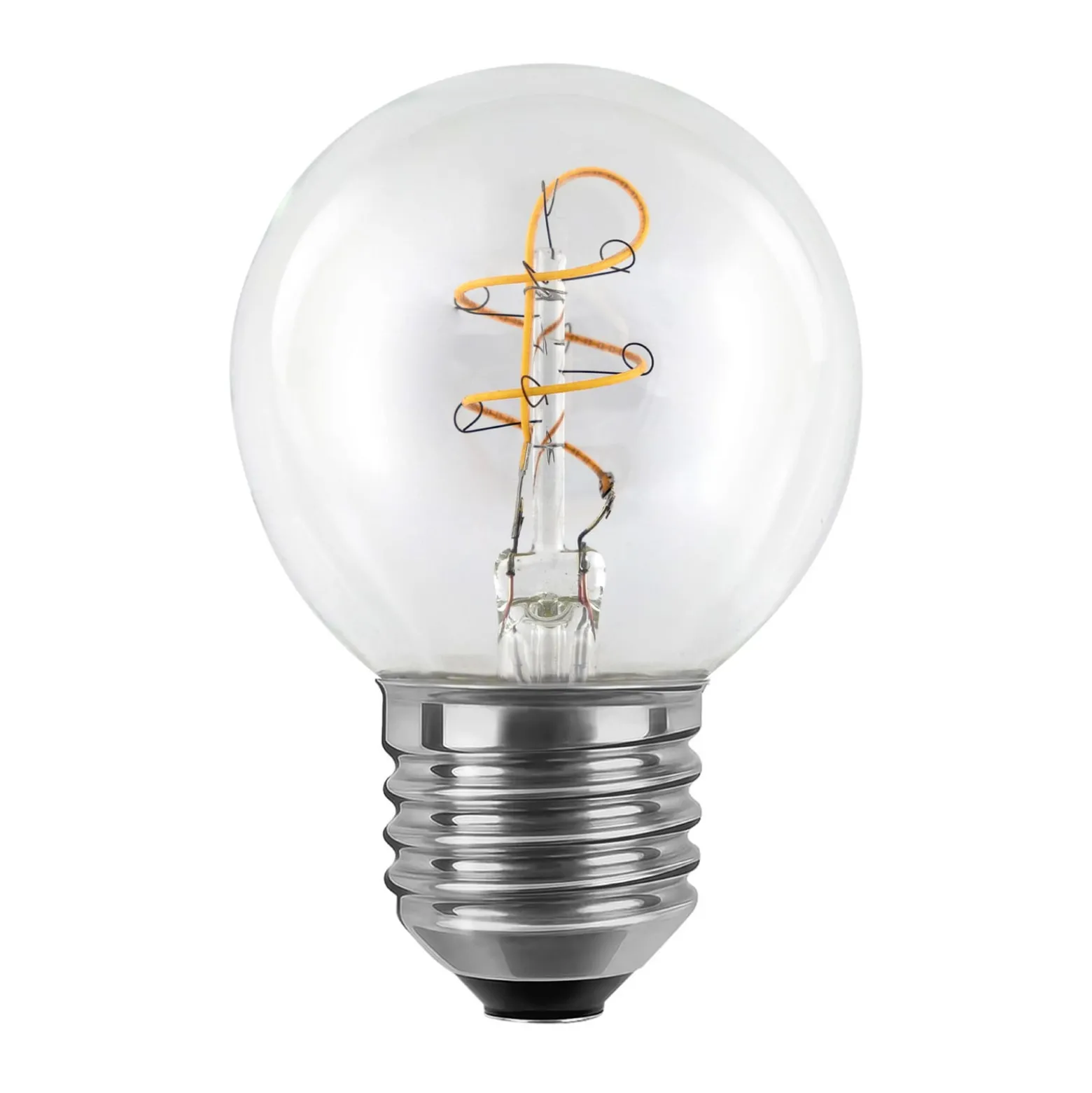 SEGULA LED Elegant Line E27 3W golfpallo 2700 K hehkulamppu himmennettävä