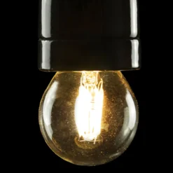 SEGULA LED E27 3W golfpallo 24V DC hehkulanka kirkas 927 himmennettävä