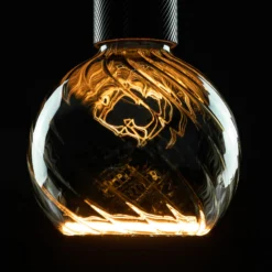 SEGULA LED-Floating-Globe G125 E27 6W twist, savu
