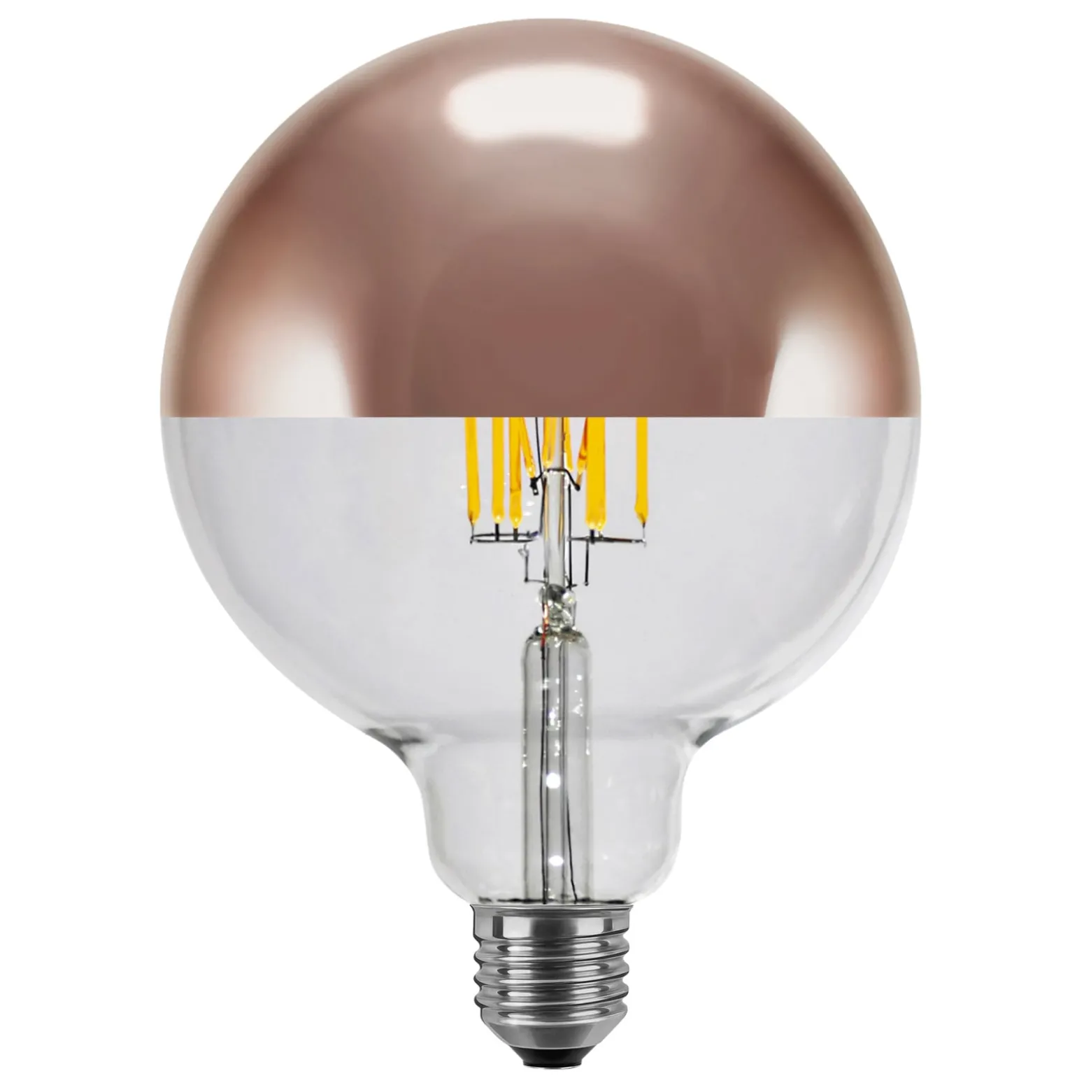 SEGULA LED-Globe E27 6,5W 927 pääpeili, kupari