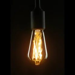 SEGULA LED-lamppu E27 ST64 5W 2200K kulta/kulta himmeä