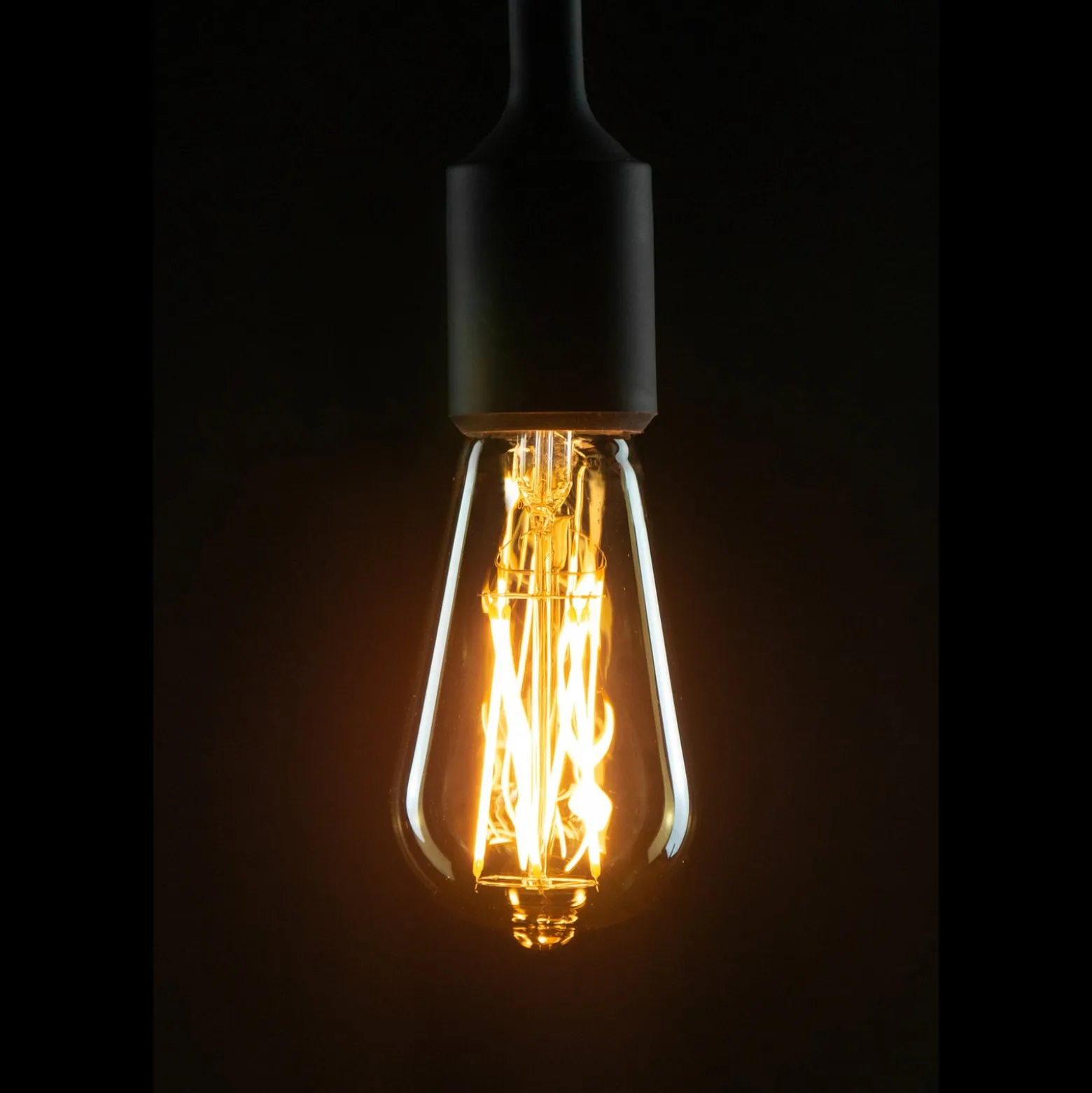 SEGULA LED-lamppu E27 ST64 5W 2200K kulta/kulta himmeä