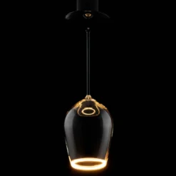 SEGULA LED-lamppu Floating Red Wine musta, E27 5 W 922