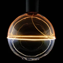 SEGULA LED-pallo Illusion, E27 G190 sininen/kammi 6W 1,900K himmeä, E27
