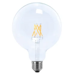 SEGULA LED-pallolamppu 24V DC E27 6W 927 Hehkulamppu dimmattuna