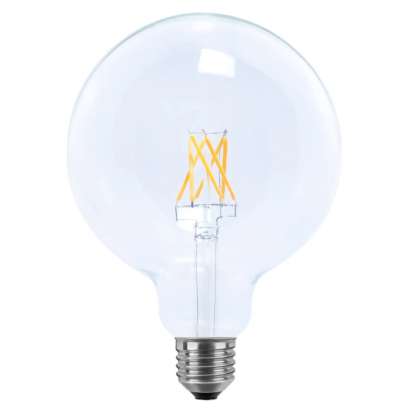 SEGULA LED-pallolamppu 24V DC E27 6W 927 Hehkulamppu dimmattuna